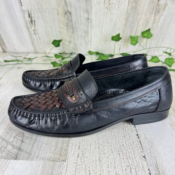 Men\'s Italian Casual Loafer Slip On woven with tassel size 43 main image 5